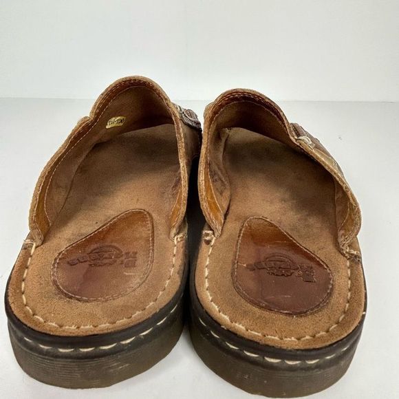 Dr. Martens Doc sandals mens size 9 slides brown leather slip on - Picture 6 of 15